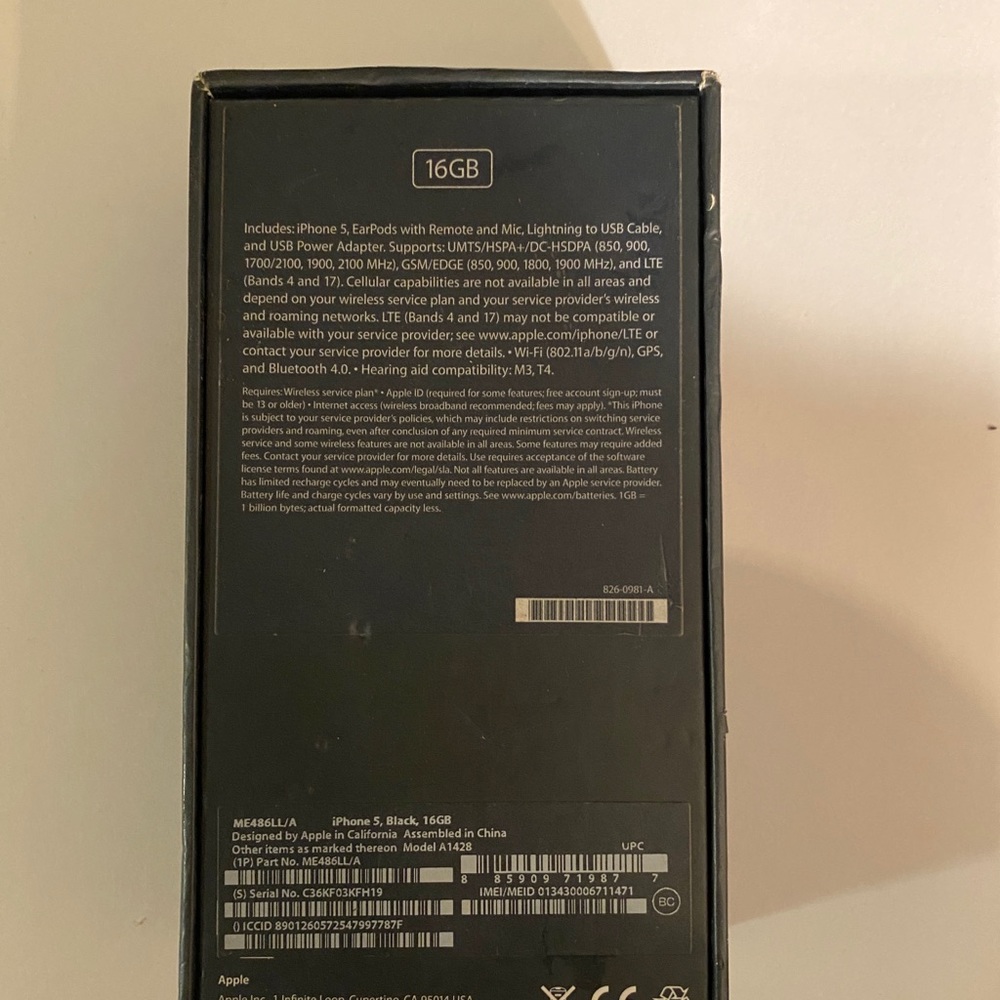 iPhone 5 Box - Picture 2 of 4